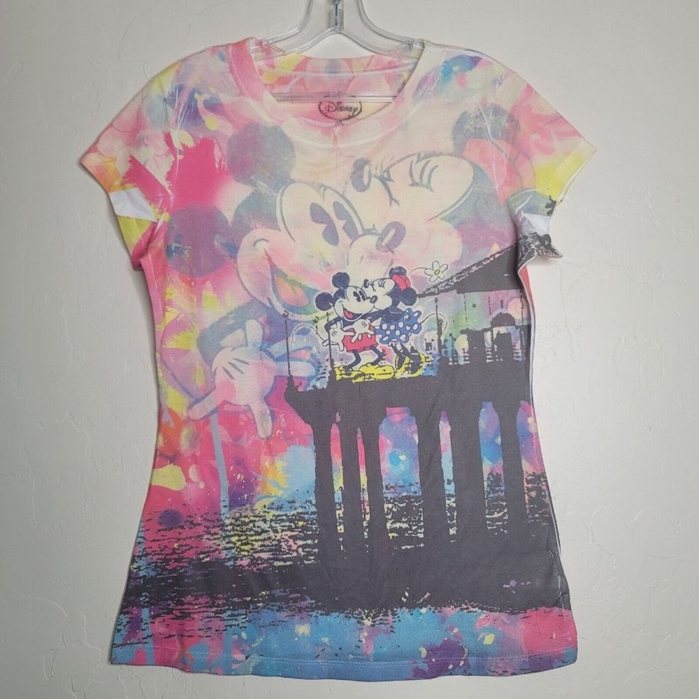 Junior Size Large Disney Mickey Minnie Mouse TShirt